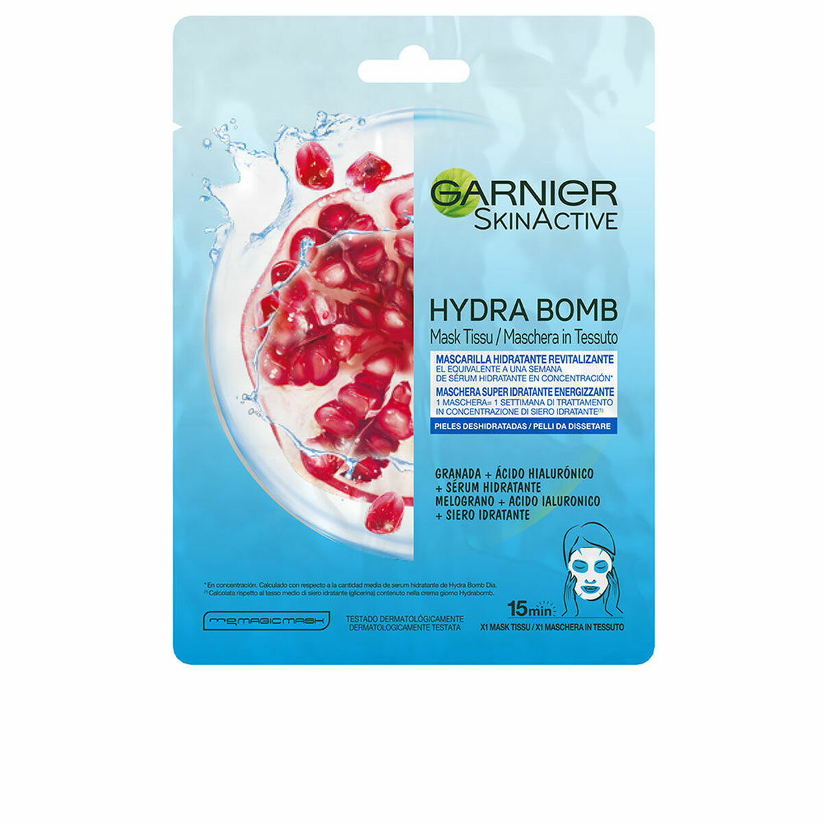Facial Mask Garnier Skinactive Hydrabomb