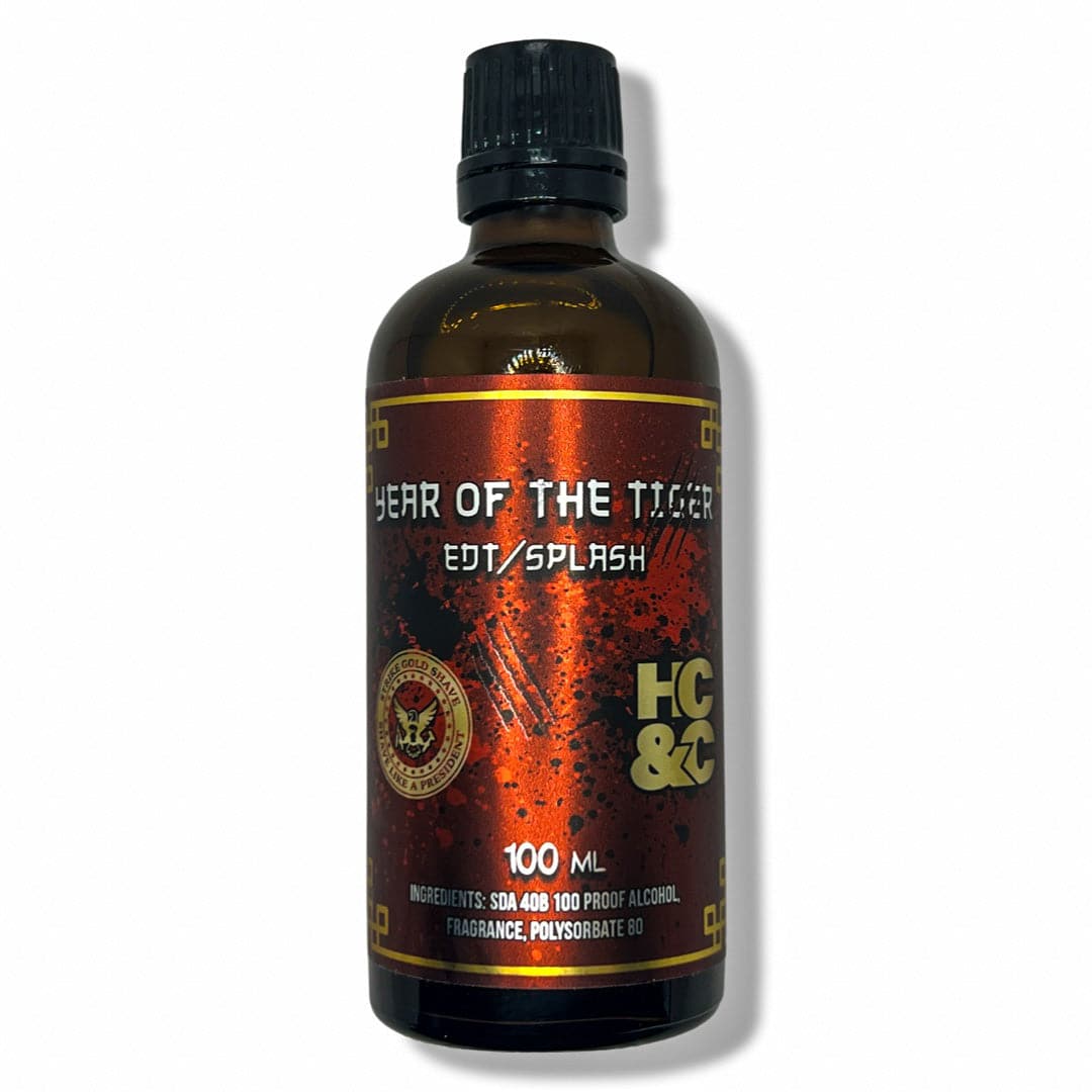 Year of the Tiger Aftershave Splash / EDT Cologne (100ml) - by Hendrix Classics & Co