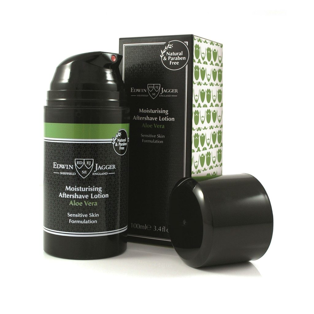 EDWIN JAGGER- Moisturizing Aftershave Lotion- Aloe Vera