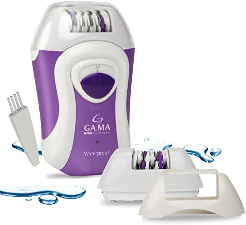 Epilady Skinlady Gama Waterproof Epilator for Women | Cordless Electric Hair Removal Device | Flawless Hair Remover for Women | Bikini Trimmer for Women Pubic Hair | Rechargeable 2-Speed, LED Light