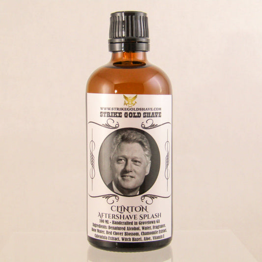 Clinton Aftershave Splash - by Strike Gold Shave