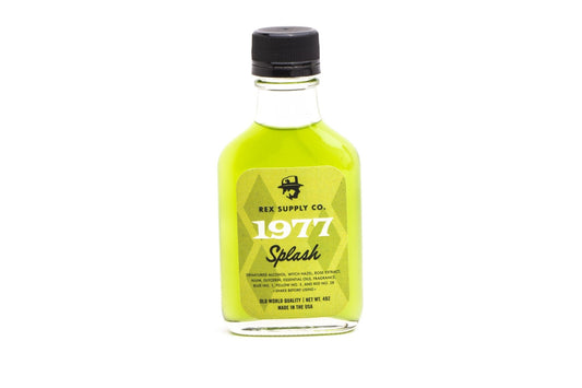 1977 Old World Tallow Aftershave Splash - by Rex Supply Co.